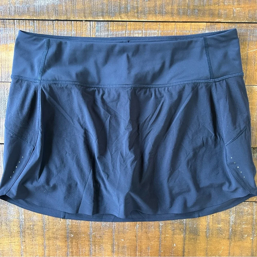 Athleta Run With It Black‎ Skort Large